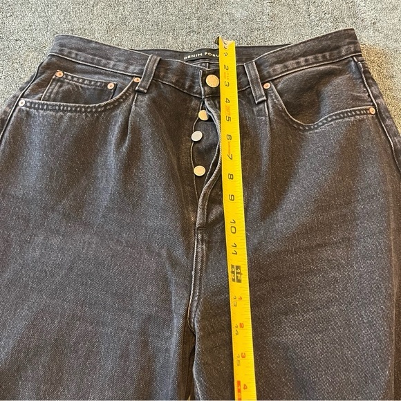 Denim Forum The Tippi High Rise Carrot 26L washed black size 30 - Picture 6 of 11